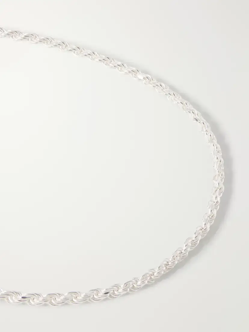 Loren Stewart Industrial Rope Sterling Silver Chain Necklace | Thumbnail 4 Loren Stewart Industrial Rope Sterling Silver Chain Necklace | Thumbnail 4