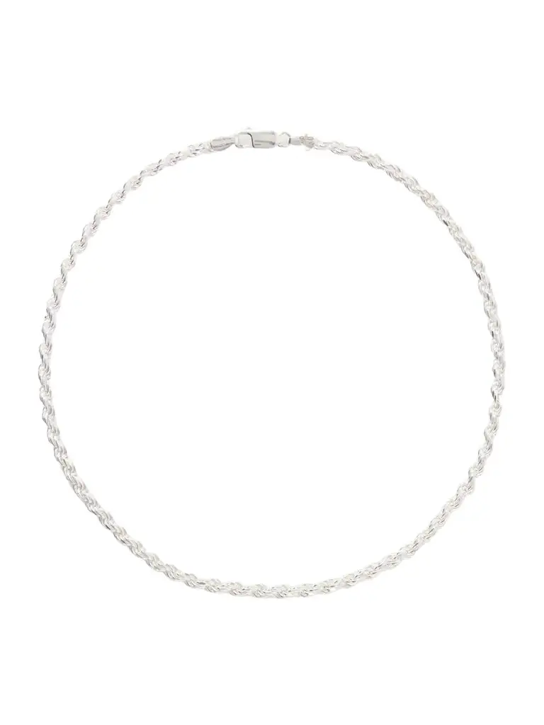 Loren Stewart Industrial Rope Sterling Silver Chain Necklace
