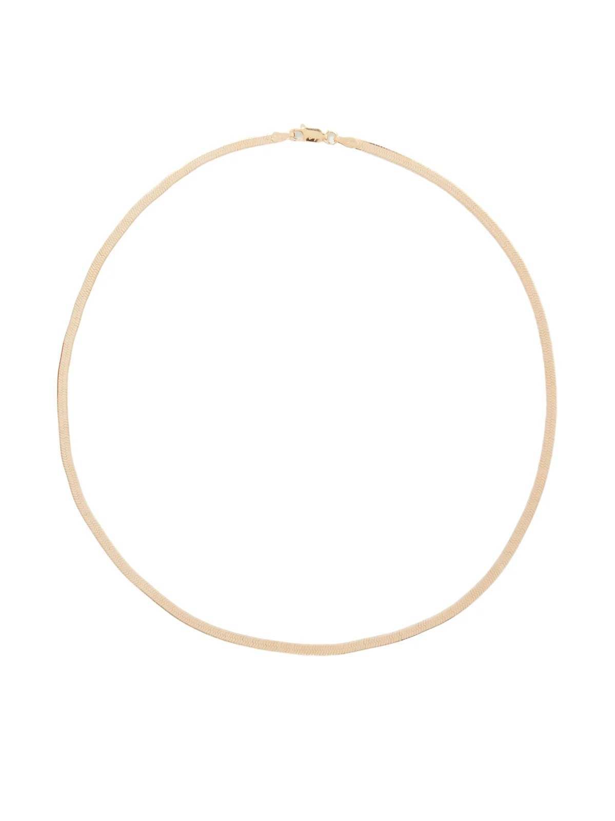 Loren Stewart Vermeil Herringbone Sterling Silver Gold-plated Necklace
