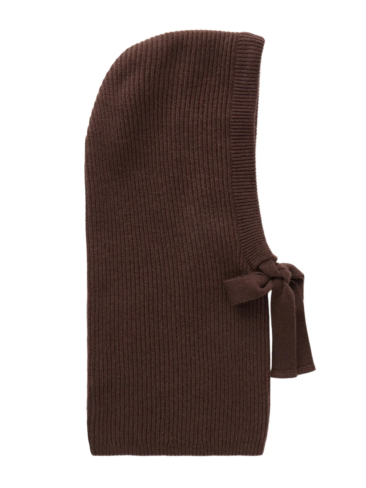 Brunello Cucinelli Drawstring Ribbed Cashmere Snood