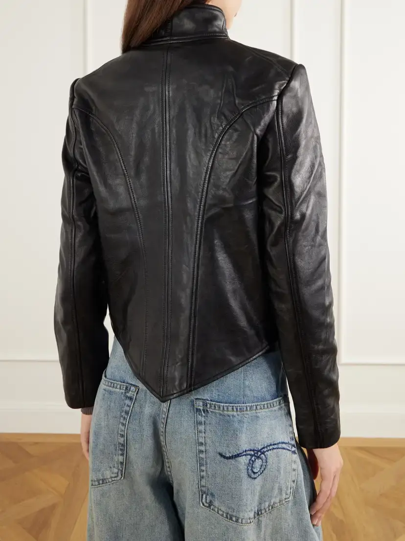 R13 Asymmetric Leather Jacket | Thumbnail 3 R13 Asymmetric Leather Jacket | Thumbnail 3