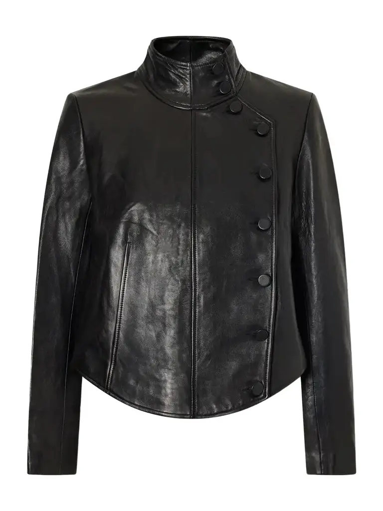 Asymmetric Leather Jacket Asymmetric Leather Jacket