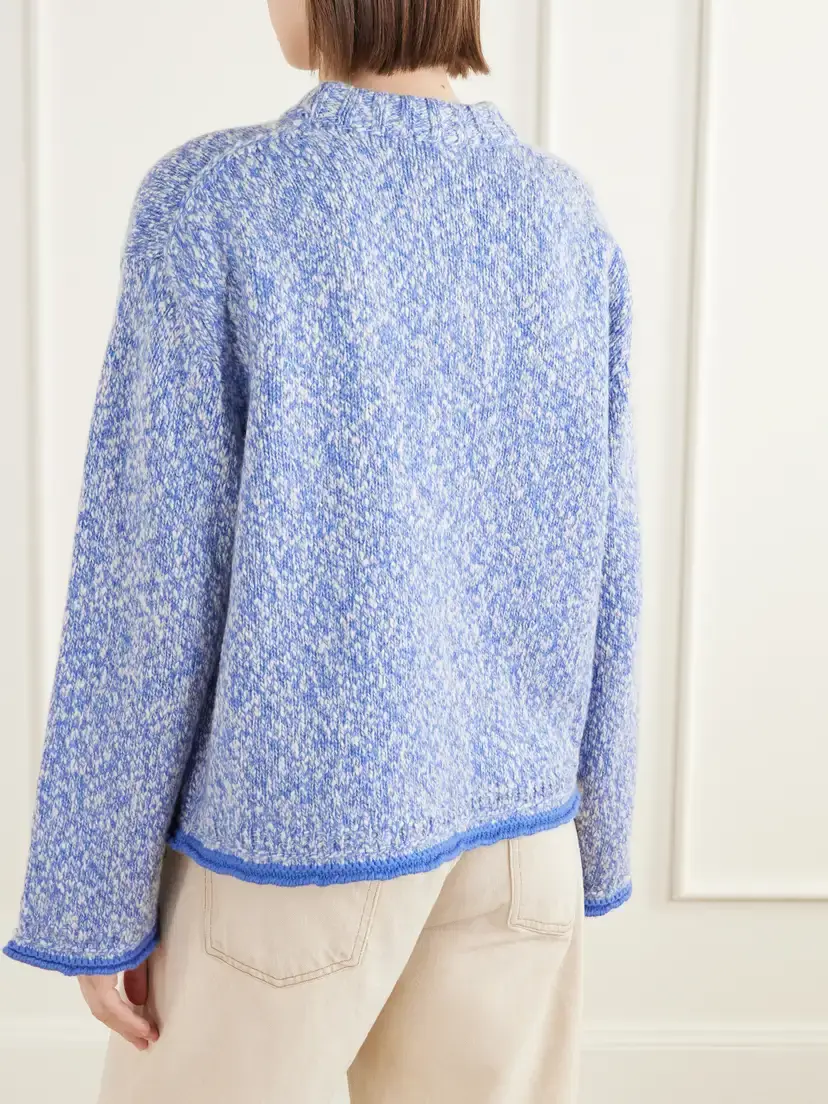 Calle Del Mar Marled Cashmere Sweater | Thumbnail 4