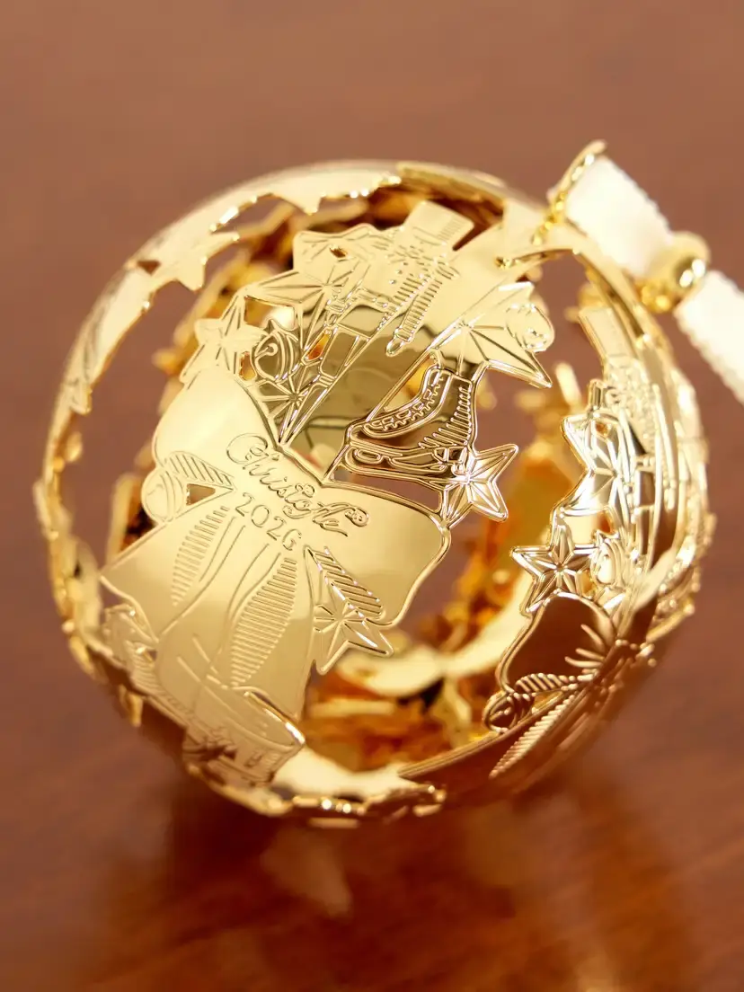 Christofle Sous Le Sapin Gold-tone Christmas Ornament | Thumbnail 3 Christofle Sous Le Sapin Gold-tone Christmas Ornament | Thumbnail 3