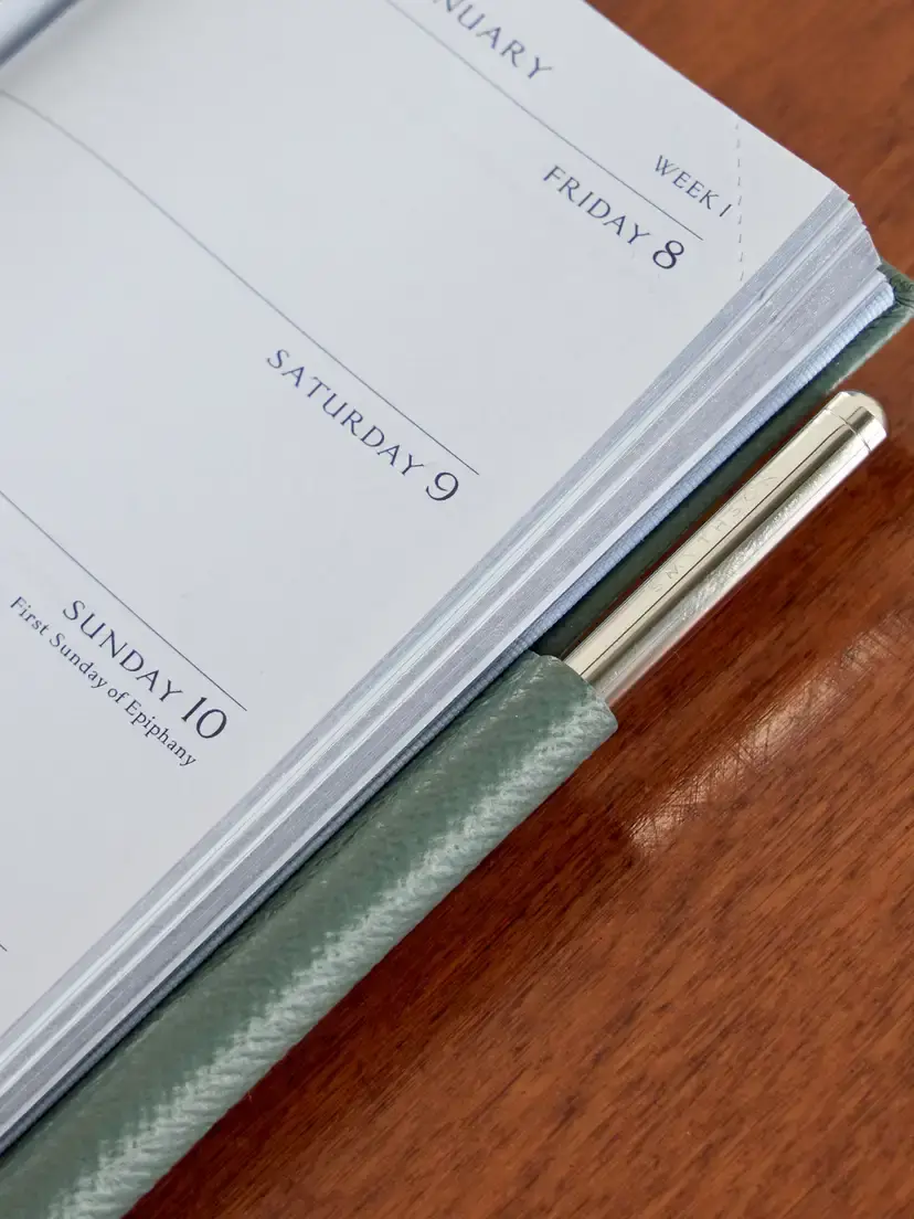 Smythson Pastegrain Leather Weekly Diary | Thumbnail 3 Smythson Pastegrain Leather Weekly Diary | Thumbnail 3