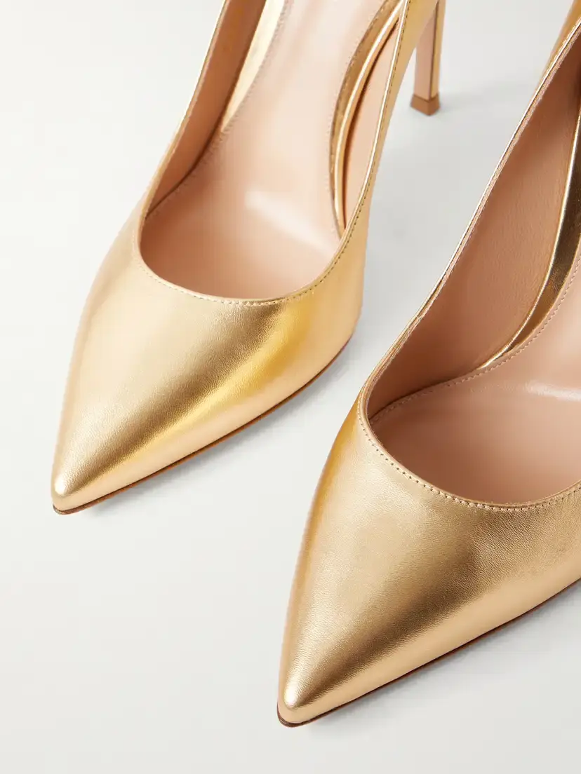 Gianvito Rossi Gianvito 105 Metallic Leather Pumps | Thumbnail 5 Gianvito Rossi Gianvito 105 Metallic Leather Pumps | Thumbnail 5