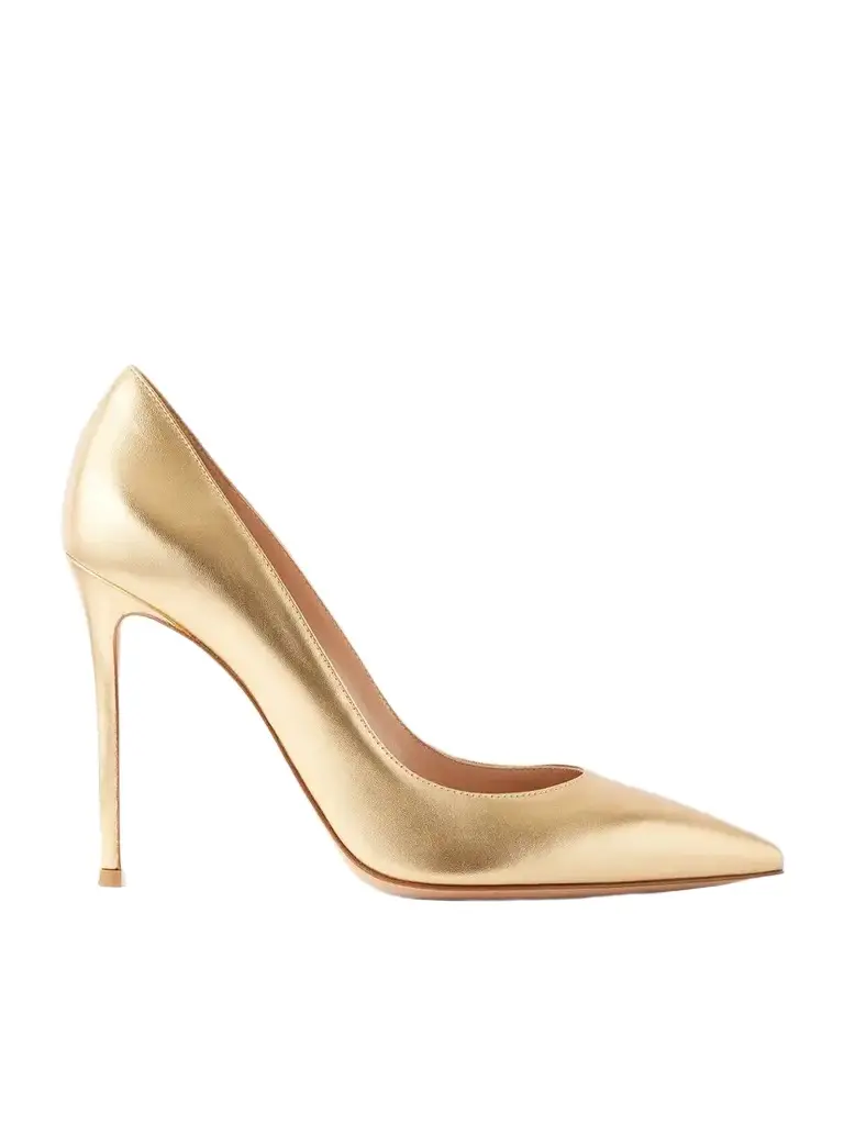 Gianvito 105 Metallic Leather Pumps Gianvito 105 Metallic Leather Pumps