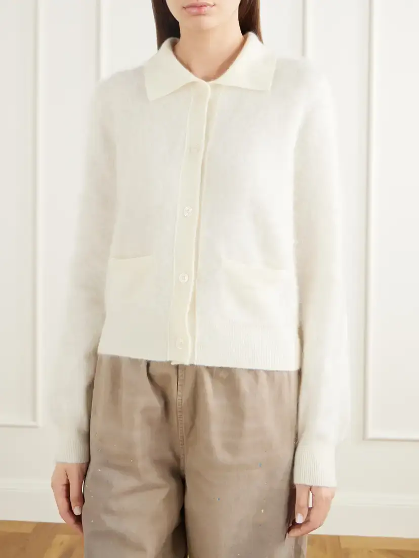 Acne Studios Brushed Cashmere Cardigan | Thumbnail 3 Acne Studios Brushed Cashmere Cardigan | Thumbnail 3