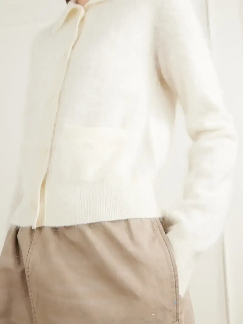 Acne Studios Brushed Cashmere Cardigan | Thumbnail 5 Acne Studios Brushed Cashmere Cardigan | Thumbnail 5