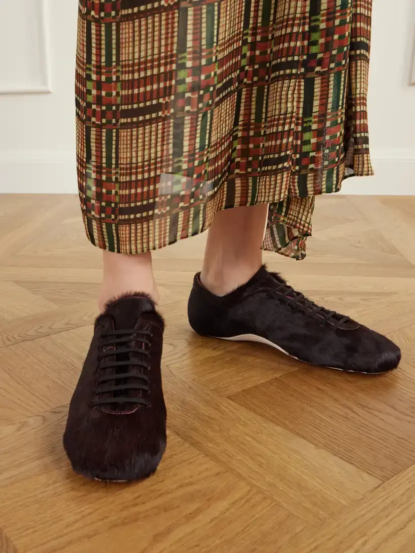 Dries Van Noten Calf-hair Sneakers | Thumbnail 2