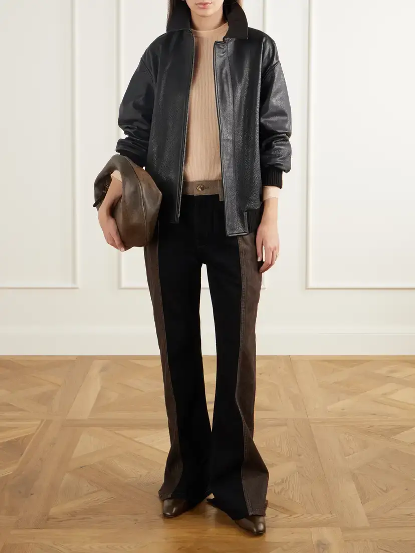 OSSOU Jane Paneled High-rise Straight-leg Jeans | Thumbnail 2 OSSOU Jane Paneled High-rise Straight-leg Jeans | Thumbnail 2