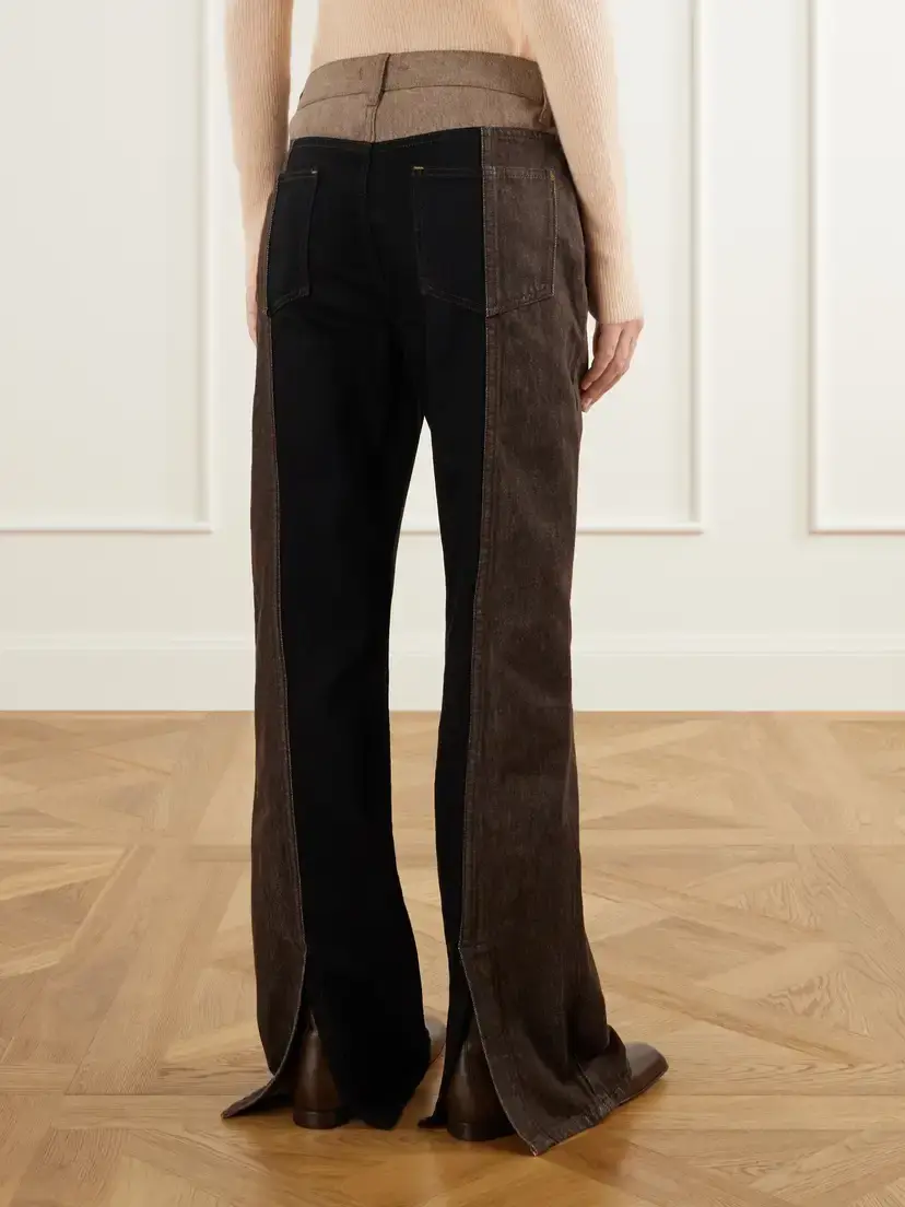 OSSOU Jane Paneled High-rise Straight-leg Jeans | Thumbnail 4 OSSOU Jane Paneled High-rise Straight-leg Jeans | Thumbnail 4