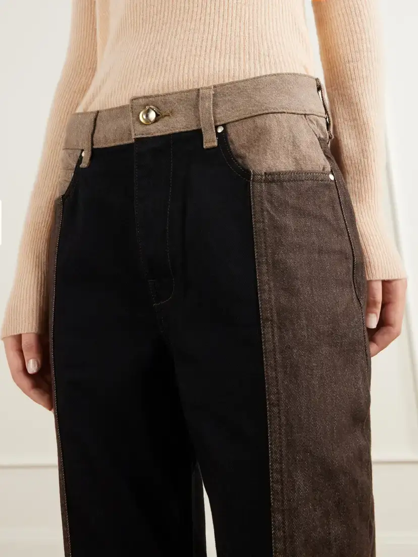 OSSOU Jane Paneled High-rise Straight-leg Jeans | Thumbnail 5 OSSOU Jane Paneled High-rise Straight-leg Jeans | Thumbnail 5