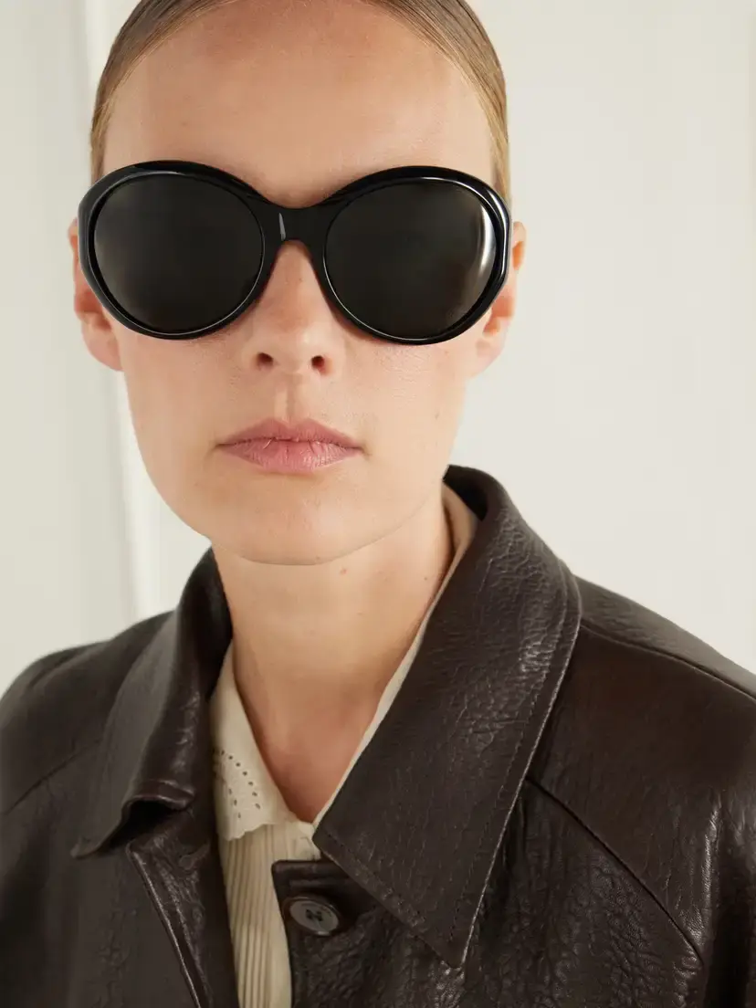 Magda Butrym Round-frame Acetate Sunglasses | Thumbnail 2 Magda Butrym Round-frame Acetate Sunglasses | Thumbnail 2