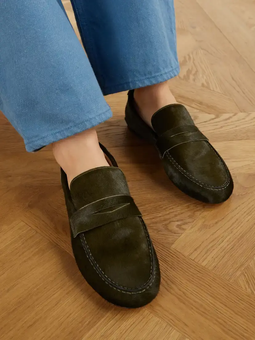 Jamie Haller The Penny Calf Hair Loafers | Thumbnail 2 Jamie Haller The Penny Calf Hair Loafers | Thumbnail 2