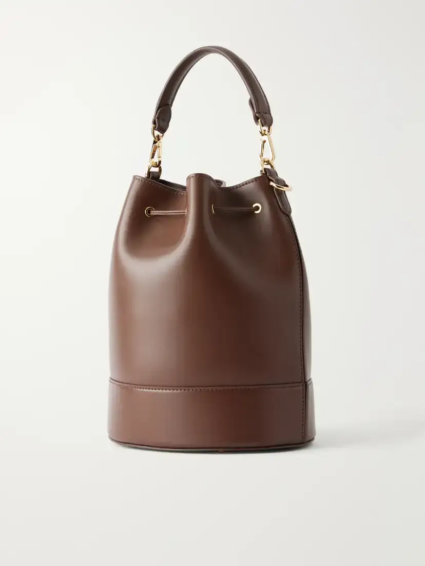 Gianvito Rossi Sienna Tasseled Leather Drawstring Bucket Bag | Thumbnail 4 Gianvito Rossi Sienna Tasseled Leather Drawstring Bucket Bag | Thumbnail 4