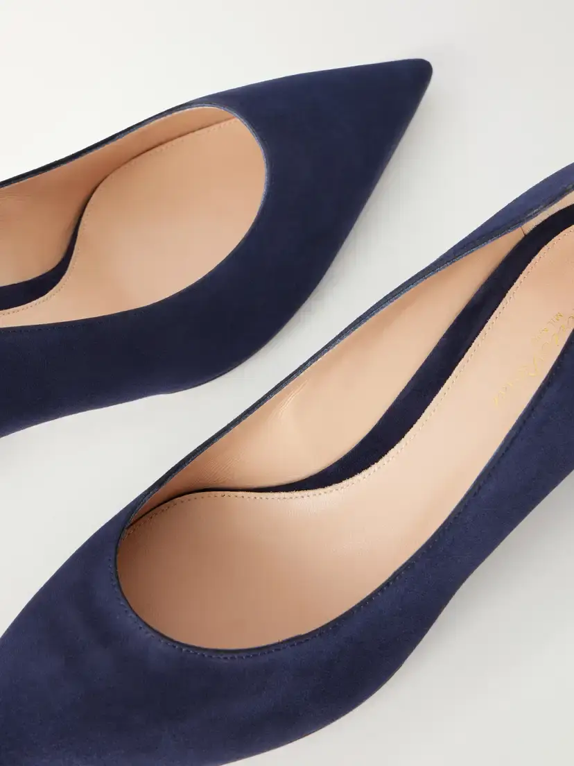 Gianvito Rossi New Piper 45 Suede Pumps | Thumbnail 5