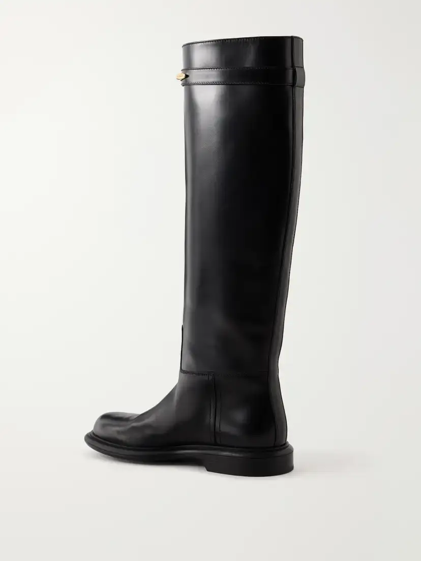 Givenchy Pinch Leather Knee Boots | Thumbnail 3