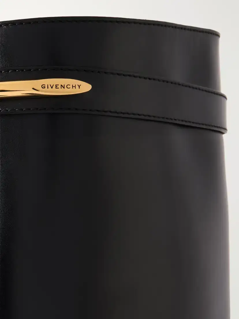 Givenchy Pinch Leather Knee Boots | Thumbnail 5