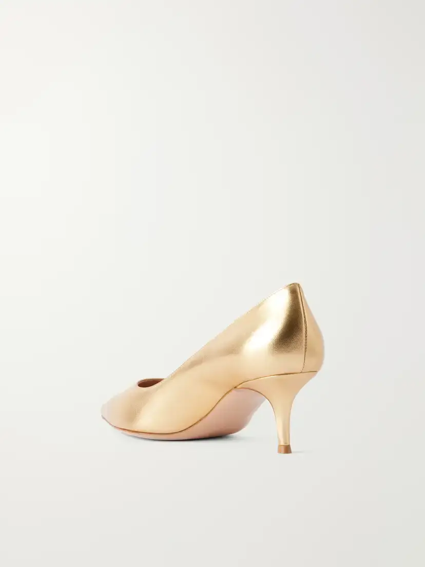 Gianvito Rossi Gianvito 55 Metallic Leather Pumps | Thumbnail 3 Gianvito Rossi Gianvito 55 Metallic Leather Pumps | Thumbnail 3
