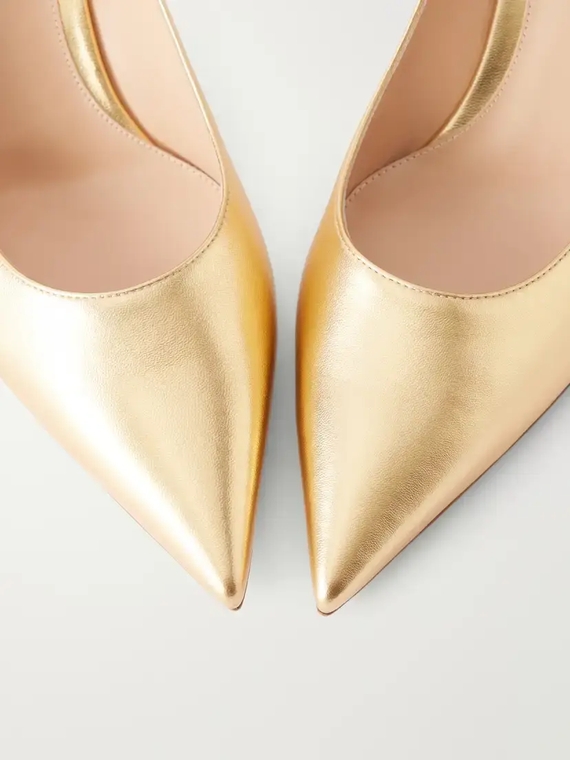 Gianvito Rossi Gianvito 55 Metallic Leather Pumps | Thumbnail 5 Gianvito Rossi Gianvito 55 Metallic Leather Pumps | Thumbnail 5