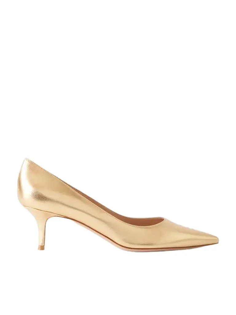Gianvito 55 Metallic Leather Pumps Gianvito 55 Metallic Leather Pumps