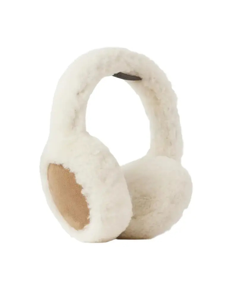 Yves Salomon Suede-trimmed Shearling Earmuffs