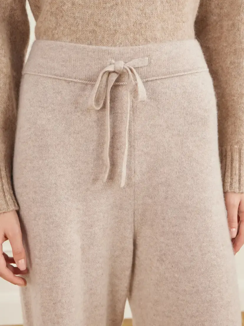 James Perse Drawstring Cashmere Wide-leg Pants | Thumbnail 5 James Perse Drawstring Cashmere Wide-leg Pants | Thumbnail 5