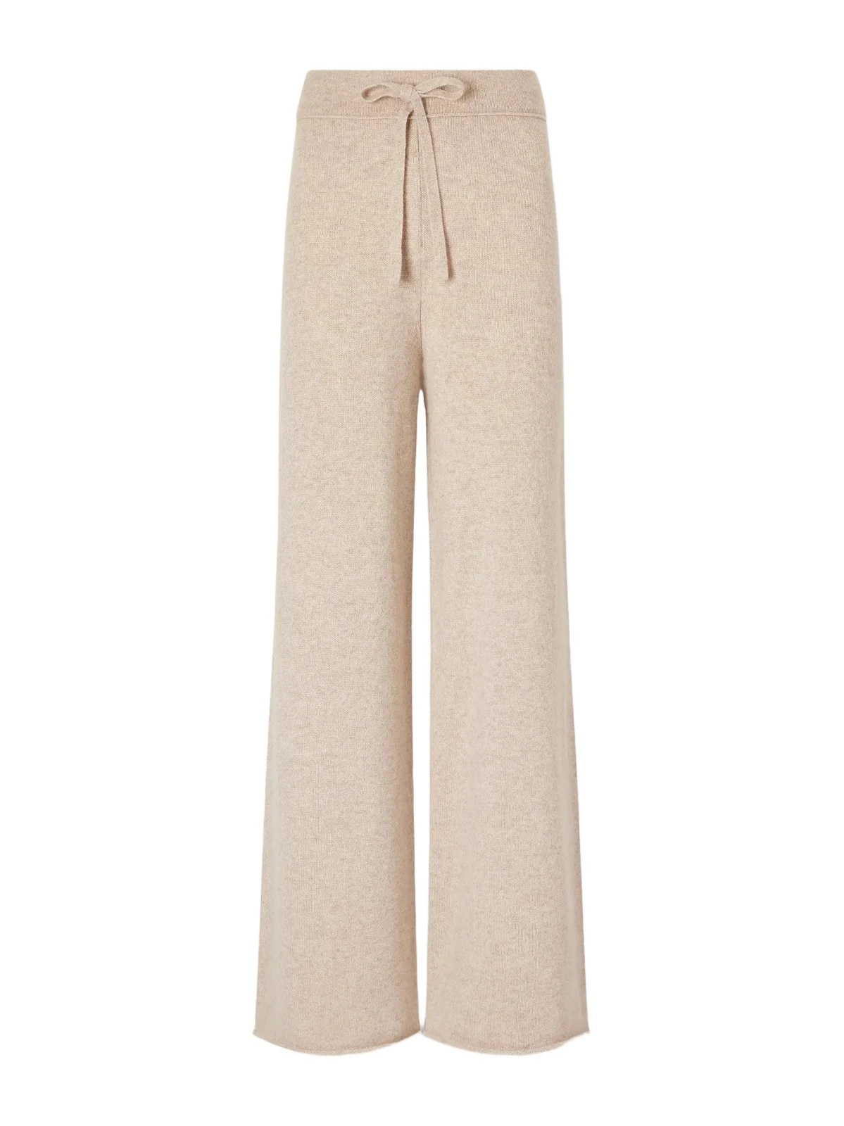 James Perse Drawstring Cashmere Wide-leg Pants