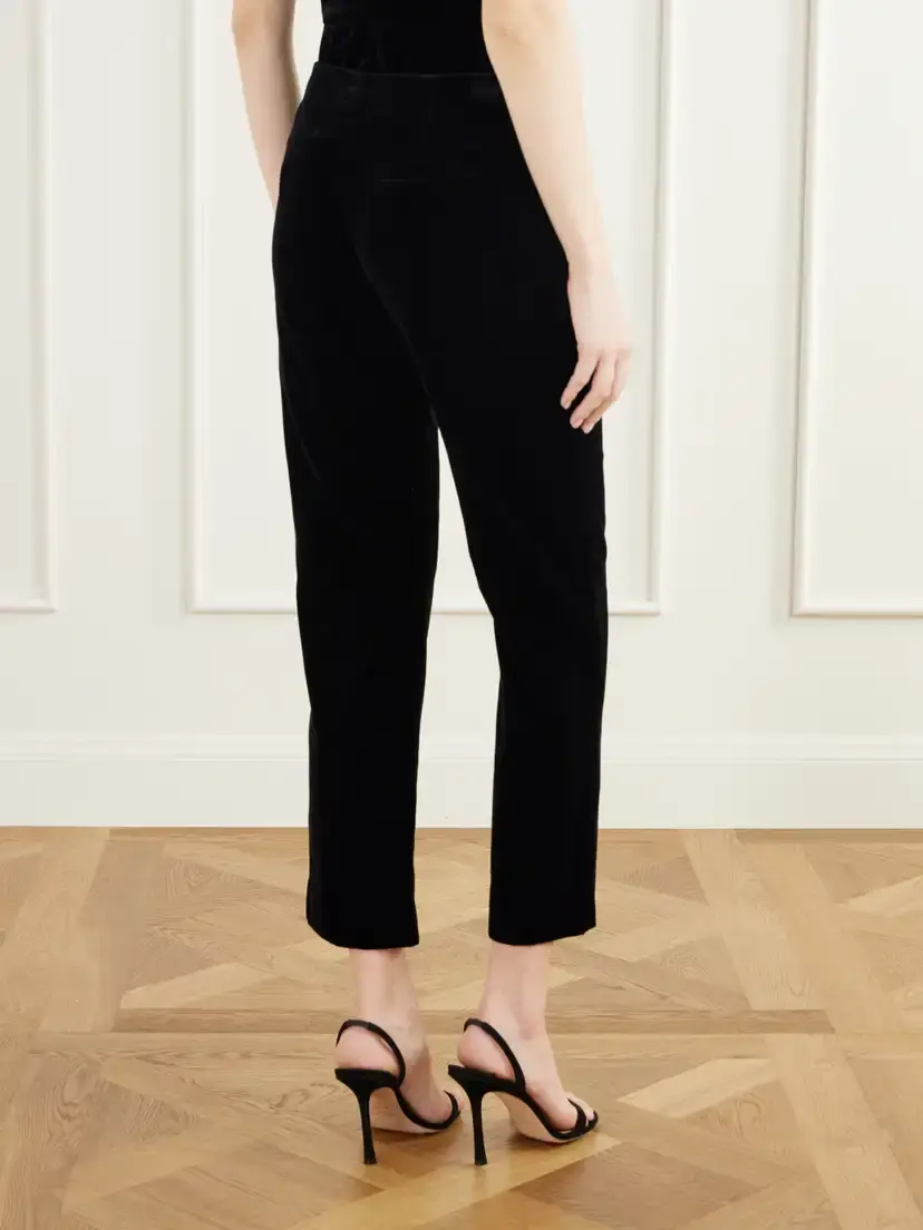 LIBEROWE Lilian Darted Cotton-velvet Slim-fit Pants | Thumbnail 4 LIBEROWE Lilian Darted Cotton-velvet Slim-fit Pants | Thumbnail 4