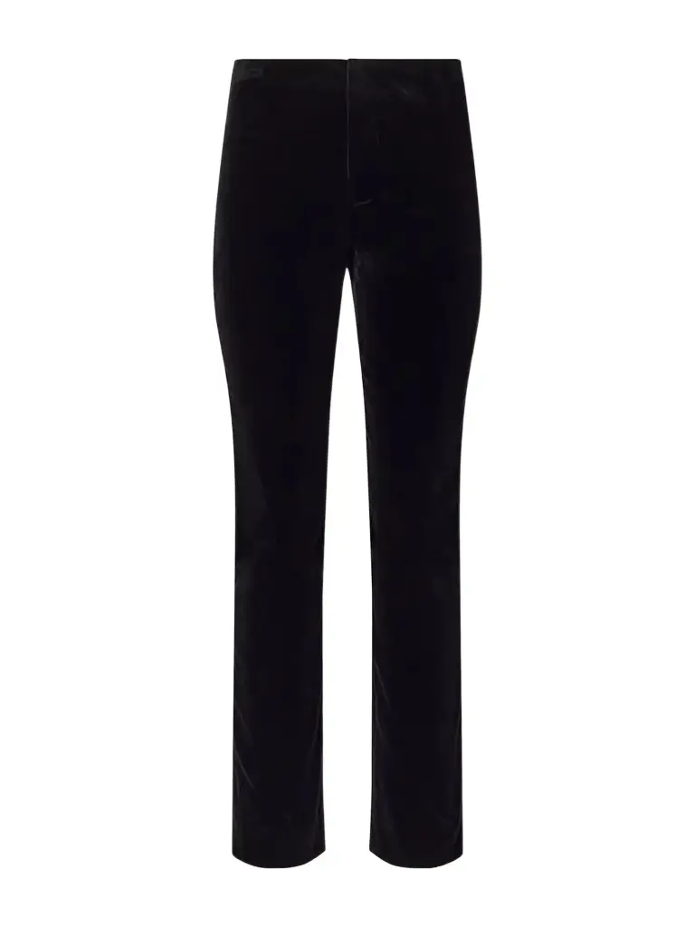 LIBEROWE Lilian Darted Cotton-velvet Slim-fit Pants