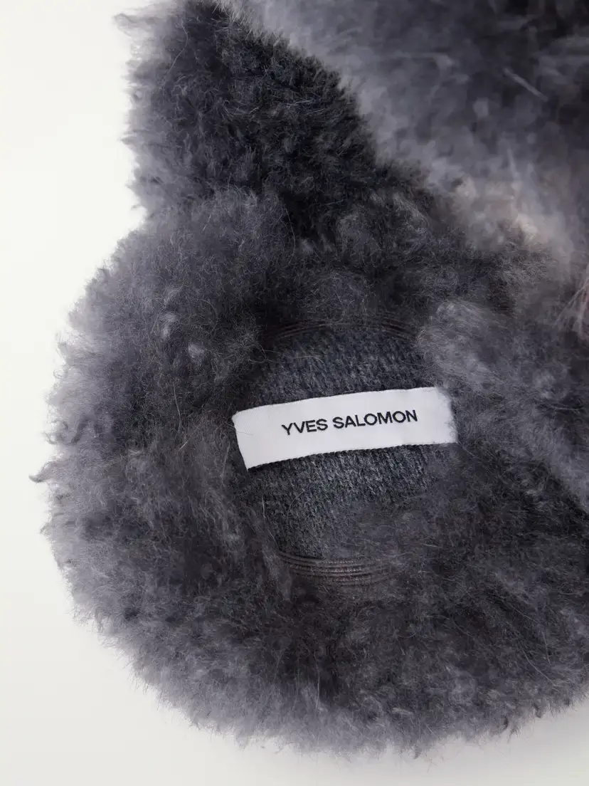 Yves Salomon Wool-trimmed Shearling Earmuffs | Thumbnail 3 Yves Salomon Wool-trimmed Shearling Earmuffs | Thumbnail 3