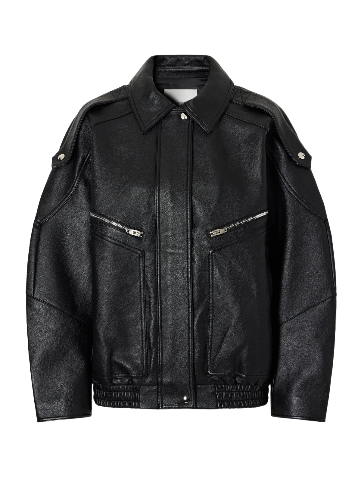 Hudson Glossed Biker Jacket