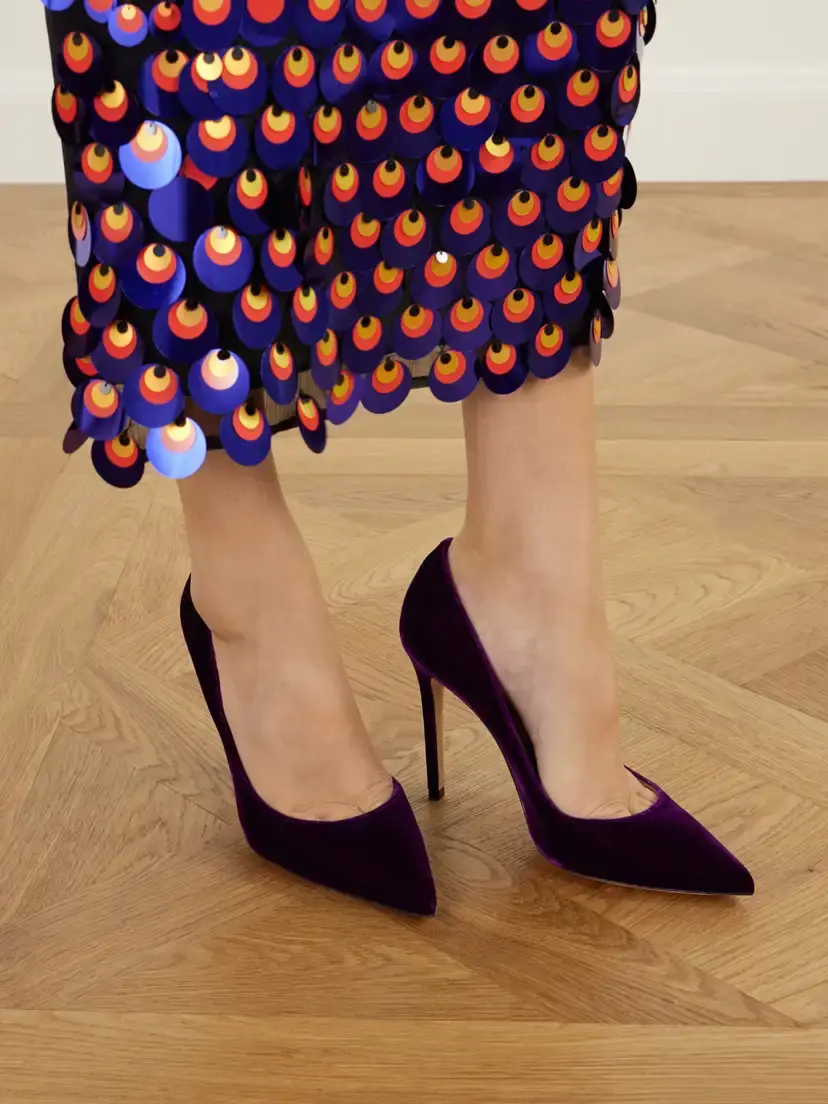 Gianvito Rossi Gianvito 105 Velvet Pumps | Thumbnail 2