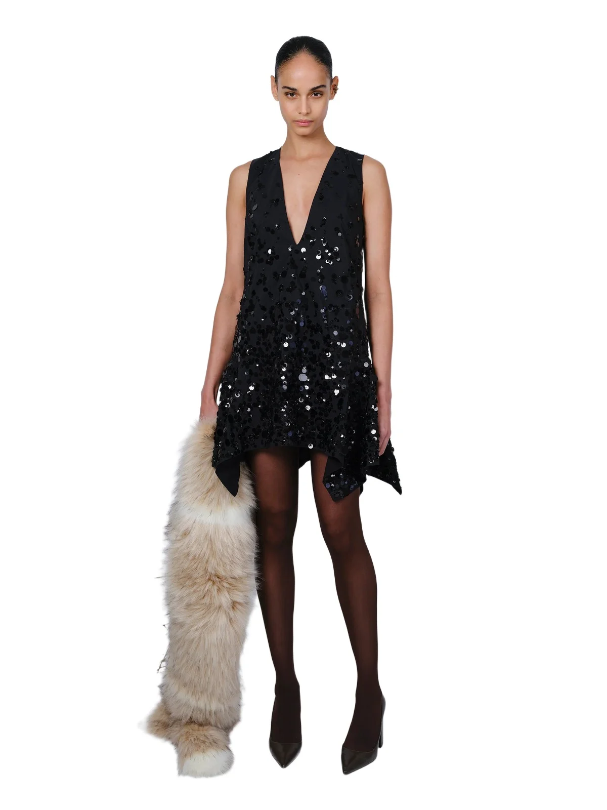 The Esme mini dress in black