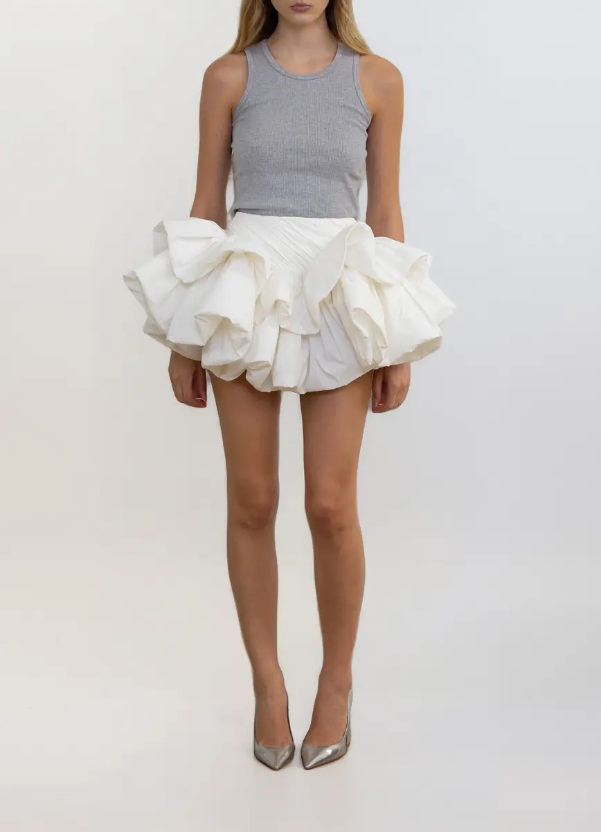 Aknvas The tutu skirt in white taffeta | Thumbnail 2 Aknvas The tutu skirt in white taffeta | Thumbnail 2