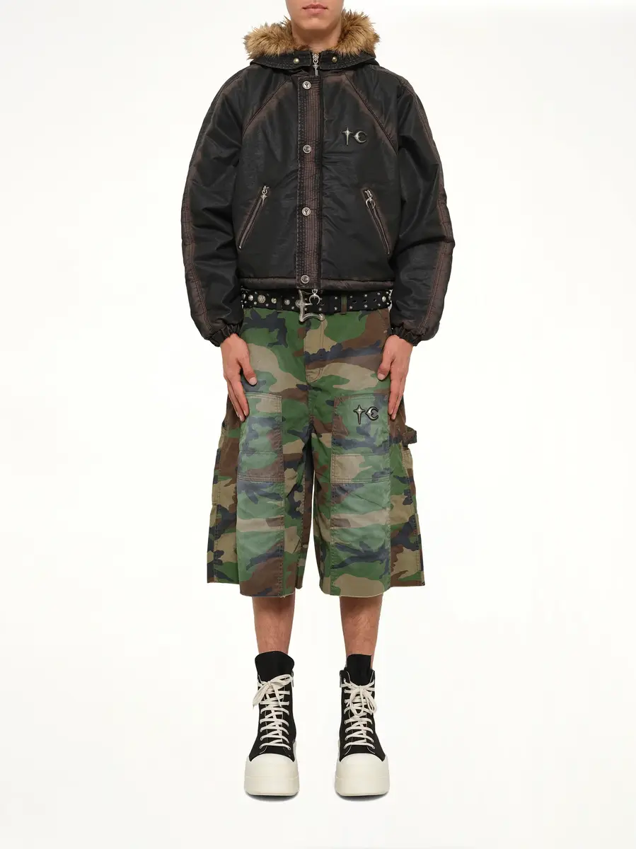 THUG CLUB Three Riding Skull Fur Hooded Jacket | Thumbnail 7 THUG CLUB Three Riding Skull Fur Hooded Jacket | Thumbnail 7