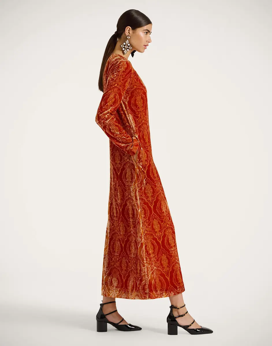 La Double J Long Sleeve Swing Dress | Thumbnail 3 La Double J Long Sleeve Swing Dress | Thumbnail 3