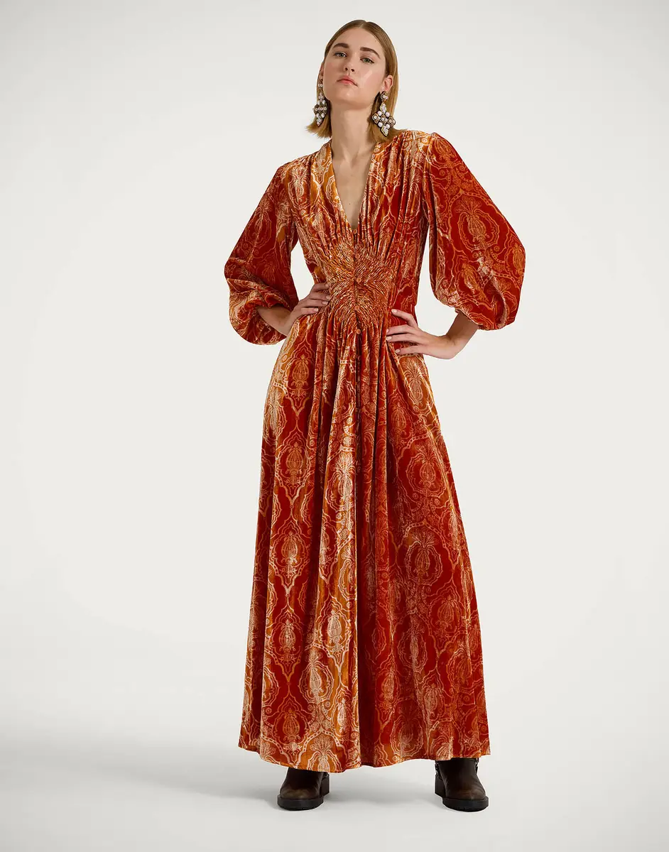 La Double J Long Camerino Dress | Thumbnail 3 La Double J Long Camerino Dress | Thumbnail 3