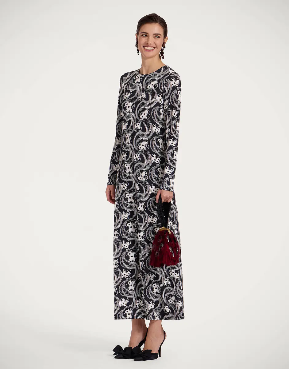 La Double J Long Sleeve Swing Dress | Thumbnail 3 La Double J Long Sleeve Swing Dress | Thumbnail 3