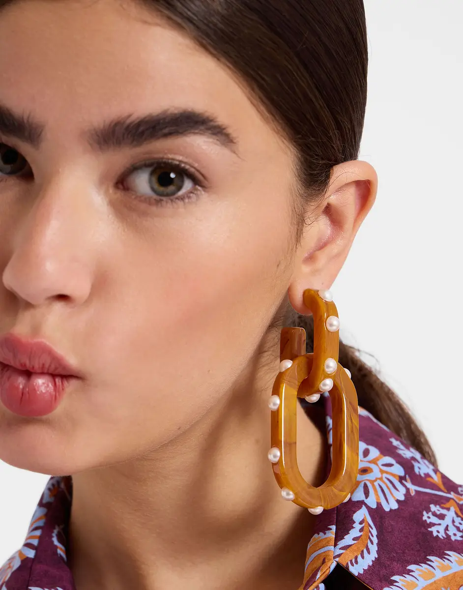 La Double J Nefertiti Double Earrings | Thumbnail 3 La Double J Nefertiti Double Earrings | Thumbnail 3