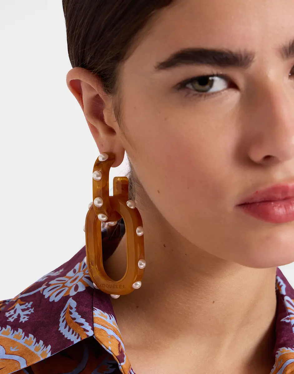 La Double J Nefertiti Double Earrings | Thumbnail 5 La Double J Nefertiti Double Earrings | Thumbnail 5