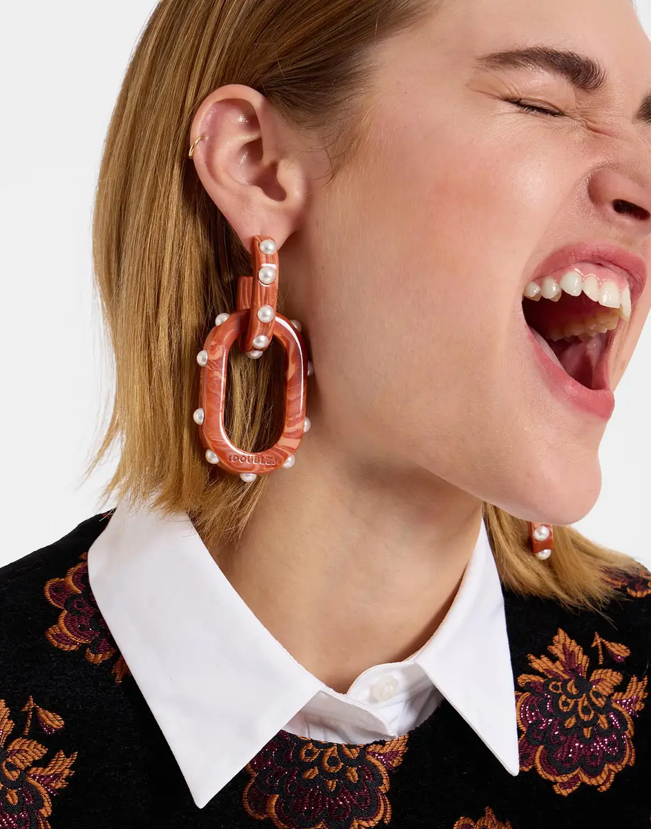 La Double J Nefertiti Double Earrings | Thumbnail 2 La Double J Nefertiti Double Earrings | Thumbnail 2