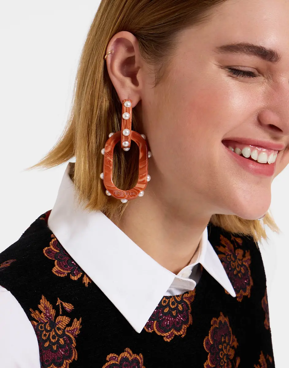 La Double J Nefertiti Double Earrings | Thumbnail 3 La Double J Nefertiti Double Earrings | Thumbnail 3