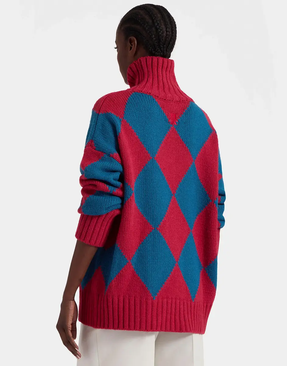 La Double J Argyle Sweater | Thumbnail 2 La Double J Argyle Sweater | Thumbnail 2