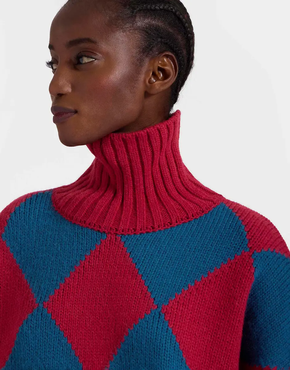 La Double J Argyle Sweater | Thumbnail 5 La Double J Argyle Sweater | Thumbnail 5