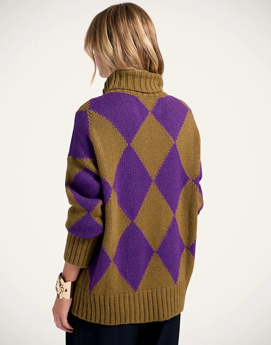 La Double J Argyle Sweater | Thumbnail 2 La Double J Argyle Sweater | Thumbnail 2