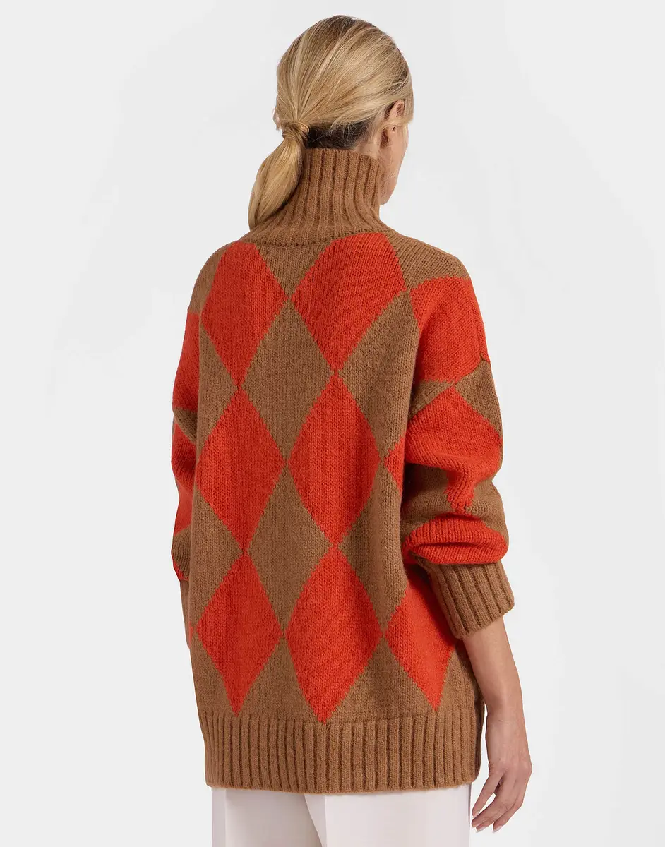La Double J Argyle Sweater | Thumbnail 2 La Double J Argyle Sweater | Thumbnail 2