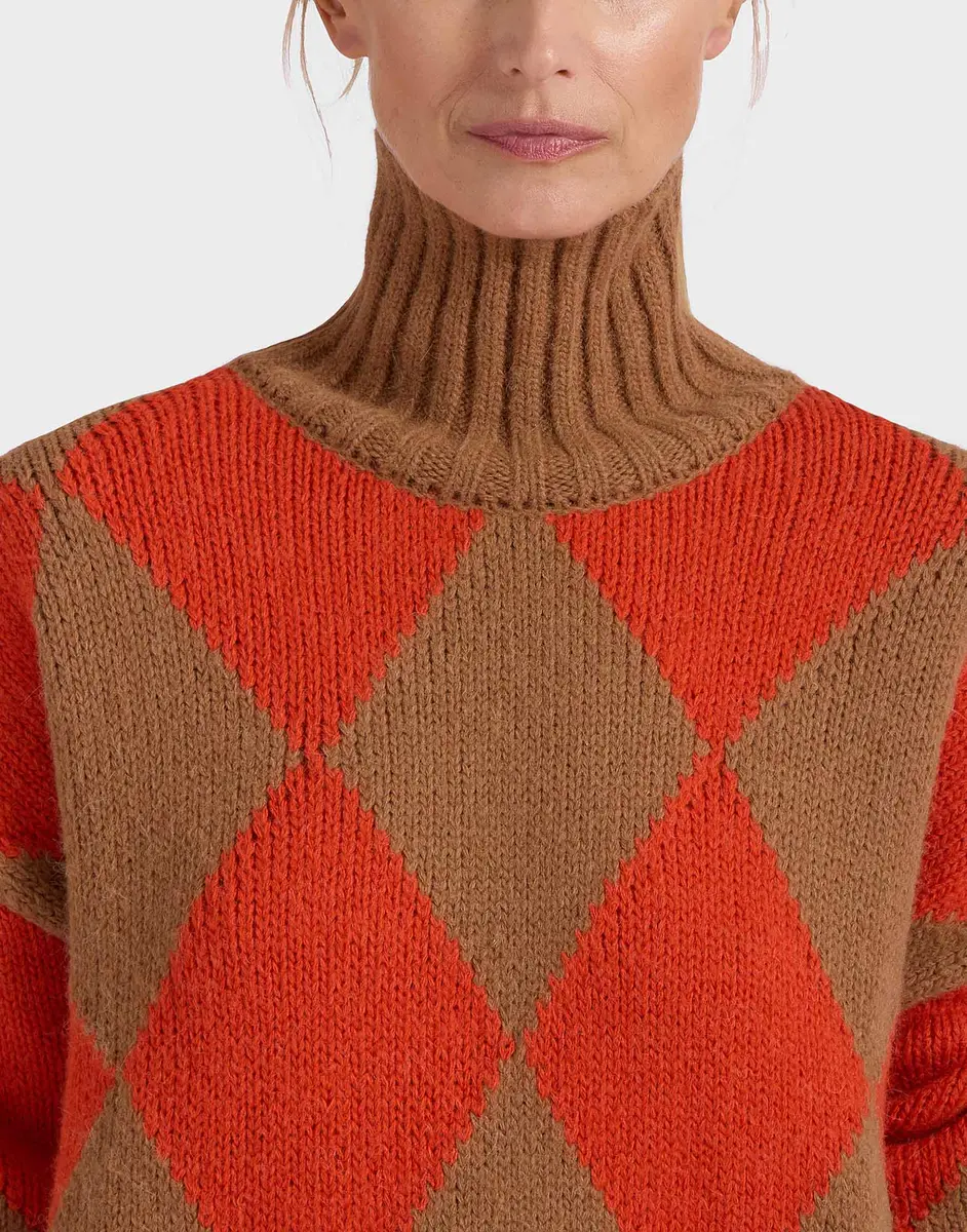 La Double J Argyle Sweater | Thumbnail 5 La Double J Argyle Sweater | Thumbnail 5