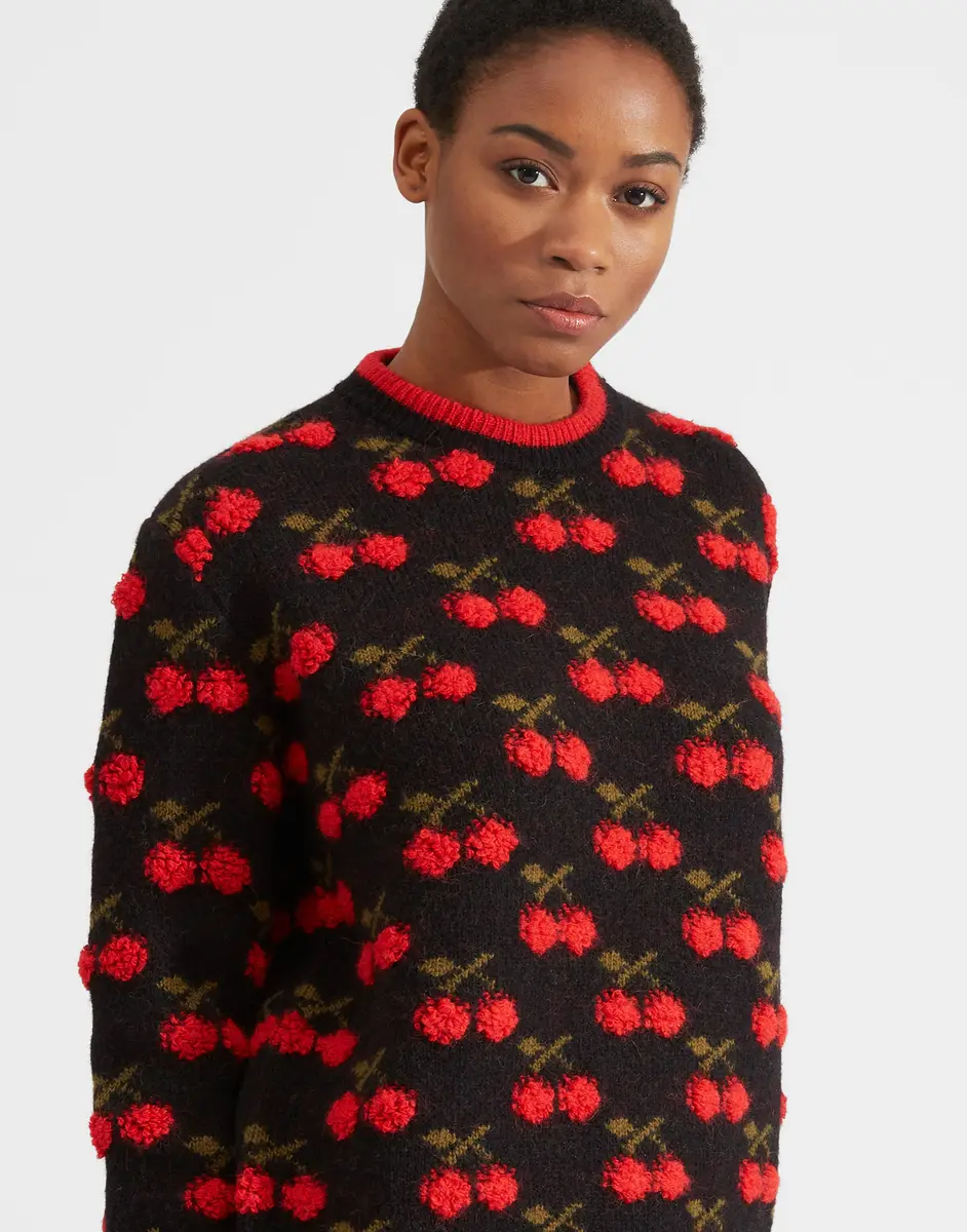 La Double J Cherry Sweater | Thumbnail 4 La Double J Cherry Sweater | Thumbnail 4